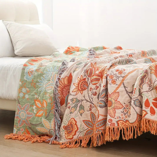 EMARA - Bequeme Boho Decke